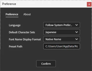 Palf FontMixer — Lite edition 2